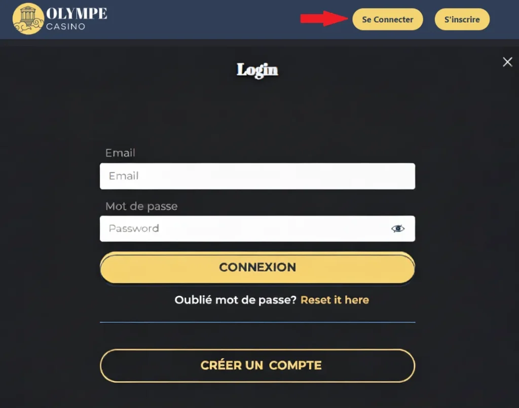 Guide pour Se Connecter